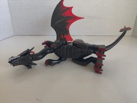 Lego Black red Dragon Fantasy Era Castle minifigure 7094 Kings Castle Siege