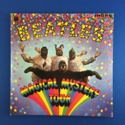 BEATLES Magical Mystery Tour 1982 RED vinyl 7" 2x EP EMI Japan GATE Booklet NM