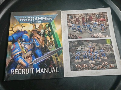 Warhammer 40k 9. Edition Rekruten-Edition Broschüre Bücher Regeln KOSTENLOSER UK-VERSAND 