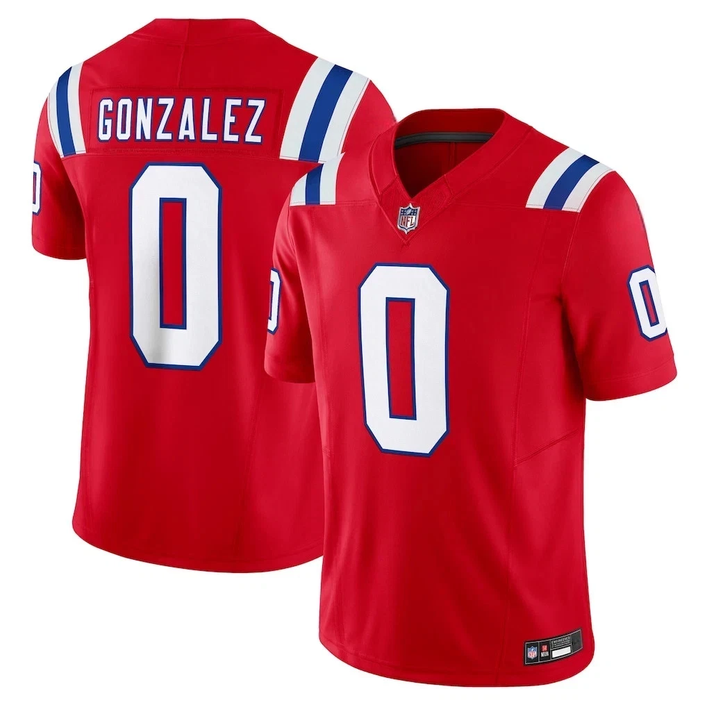 2025 Men's/Youth Patriots Christian Gonzalez #0 Rivalries Jersey