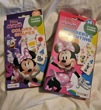 Minnie Mouse Cards Numbers And Counting, Colors And Shapes 2 Decks 