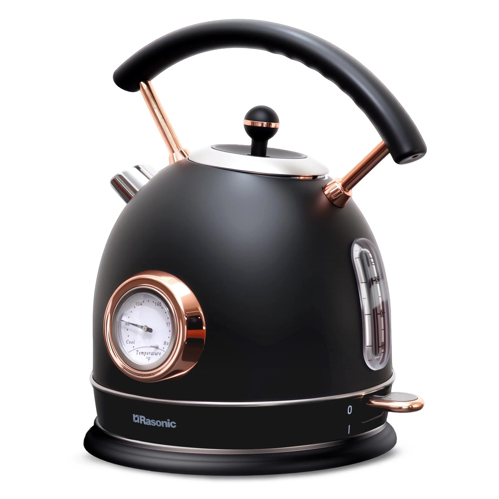 Kettle Stainless Steel, 1.8L Tea Water Boiler, 1500W Fast Quiet Boil, Tempera...