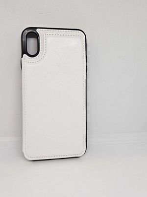 onetop wallet case shockproof compatible with iphone xs max white