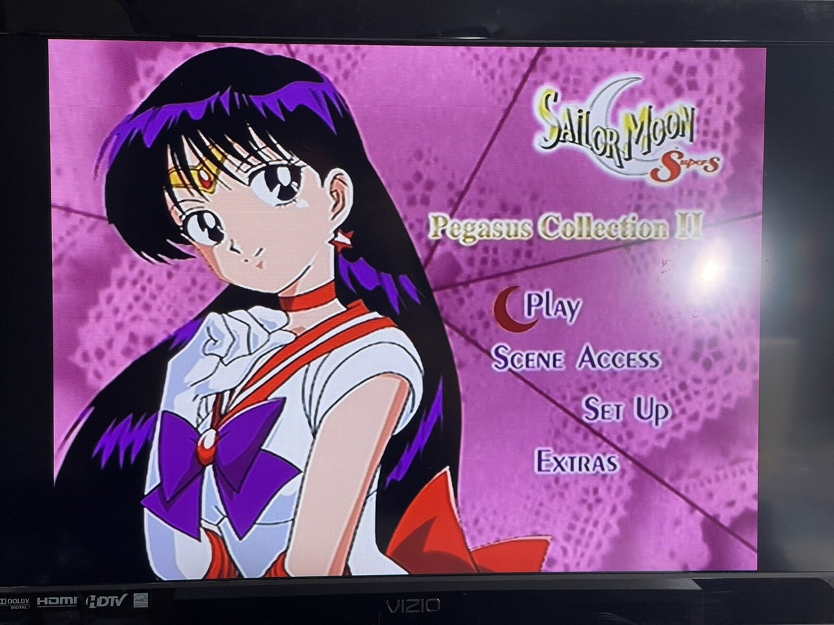 Sailor Moon Complete 7 Set DVD Super S Pegasus Collection. Uncut