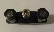 BLACK Faucet Brass Quick Connect 4" Hot Cold Spray High Pressure Keystone RV