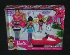 barbie snowmobile set