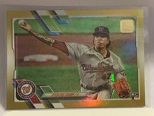 2021 TOPPS STERLING SHARP ROOKIE GOLD FOIL UPDATE SERIES #266 Nationals MSK