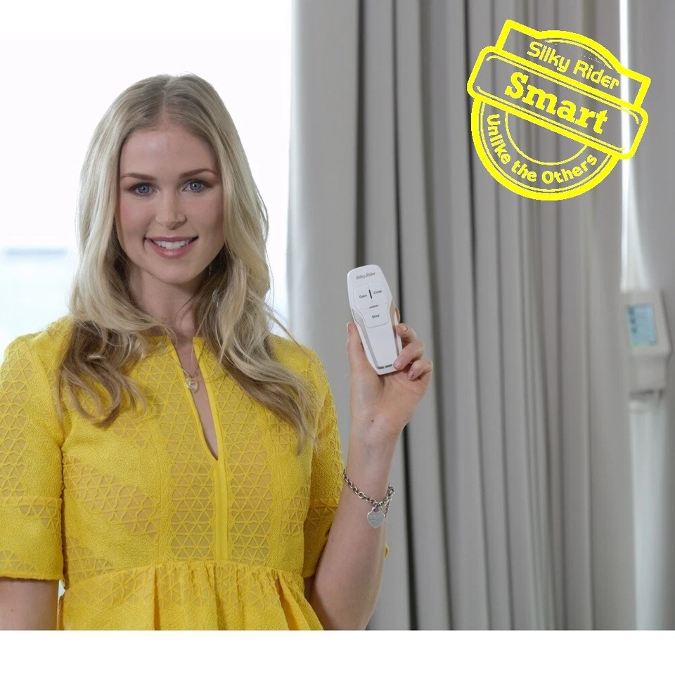 Sistema de control inteligente de cortina Silky Rider para barra transversal Kirsch (varilla de tracción de cable) Foto 4 de 4