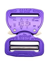AustriAlpin 38mm / 1.5" Purple Cobra Buckle Male Adjustable Female FY38PVF-ELOX