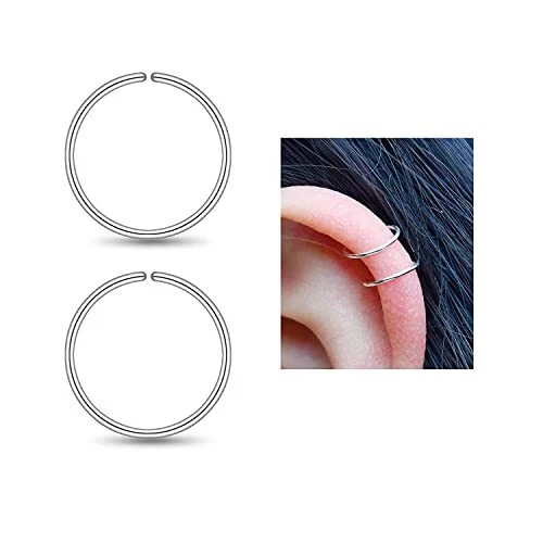 Tiny Helix Piercing Helix Earring Hoop Cartilage Hoop Helix