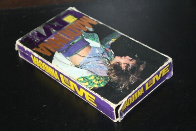 Madonna LIVE The Virgin Tour VHS Tape Cassette Concert Video
