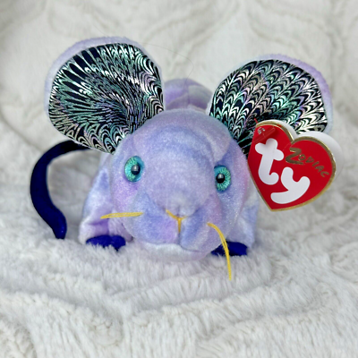 VINTAGE TY Beanie Baby 2000 THE RAT Chinese Zodiac 6 Inches