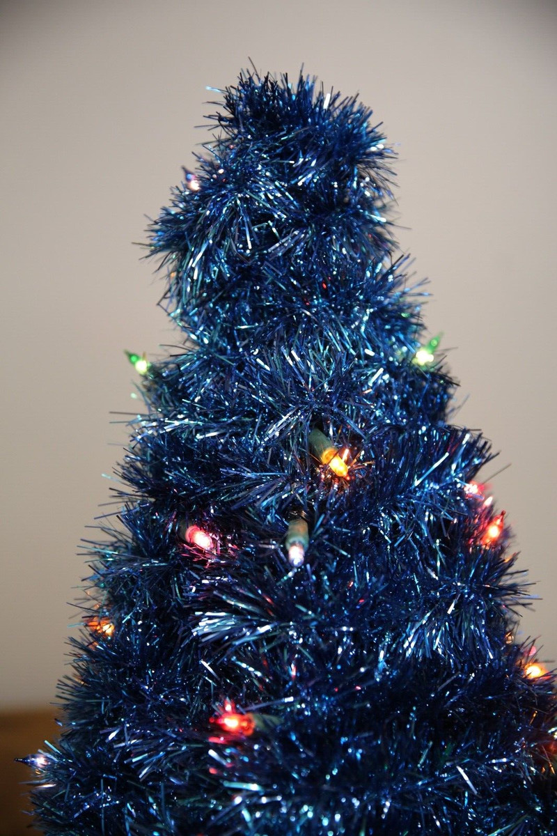 Vintage blue christmas lights Clearance