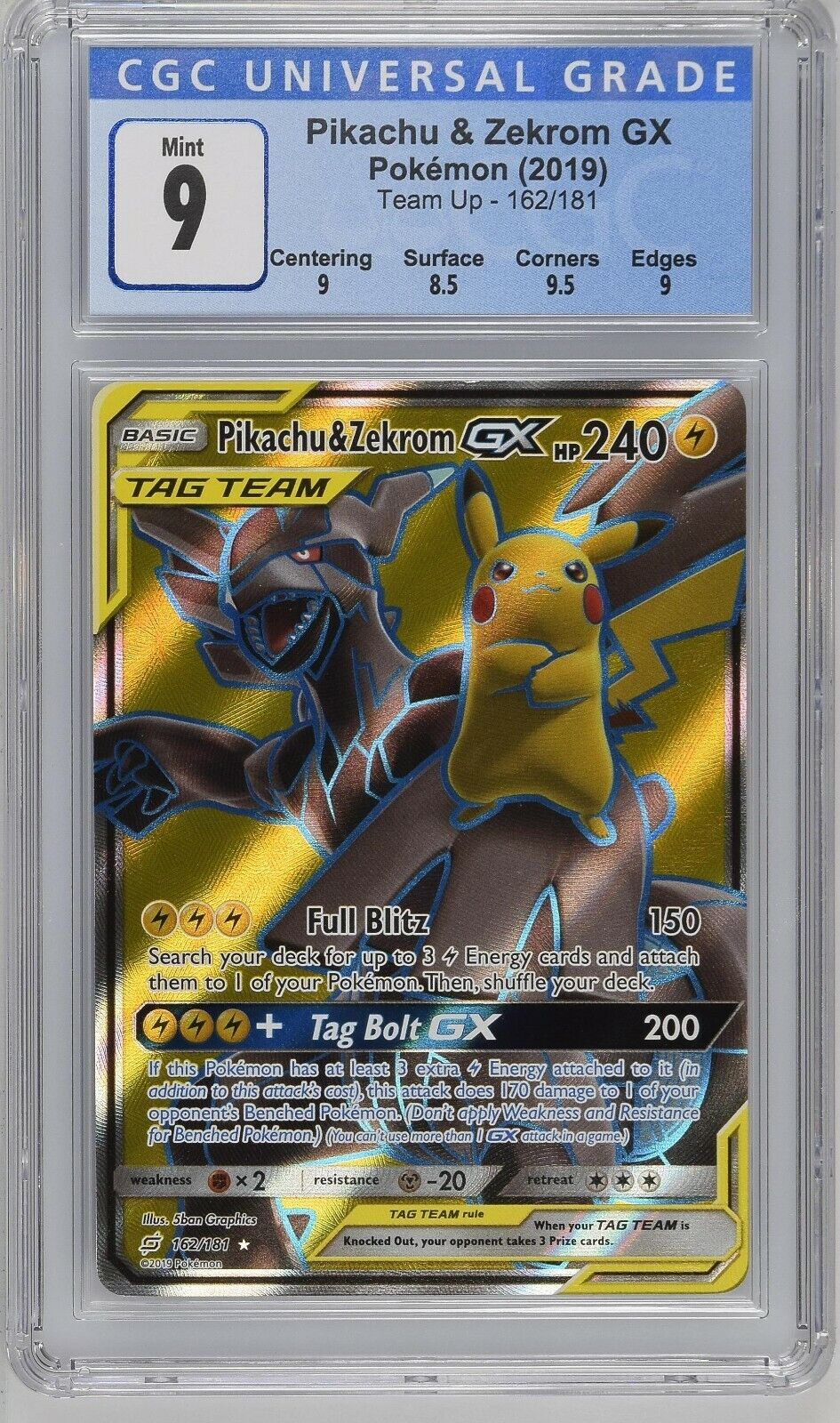 Pikachu e Zekrom-GX / Pikachu & Zekrom-GX (162/181), Busca de Cards