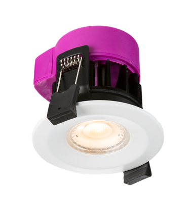 Knightsbridge 230v Ip65 6w Fire-rated LED Dimmable Downlight 3000k  