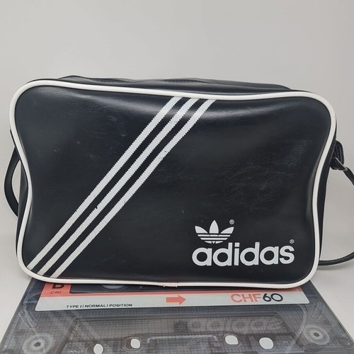 adidas sports messenger bag holdall peter black vintage 70s made in england