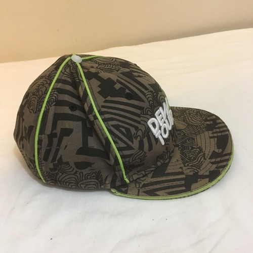 Sombrero Gorra Ajustada Mountain Dew Tour Pequeño/Mediano Marrón Negro Verde Envío Gratuito - Imagen 5 de 7