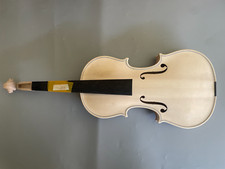 4/4 Professional Violin Unfinished One Piece Flame Maple Back Spruce Handmade