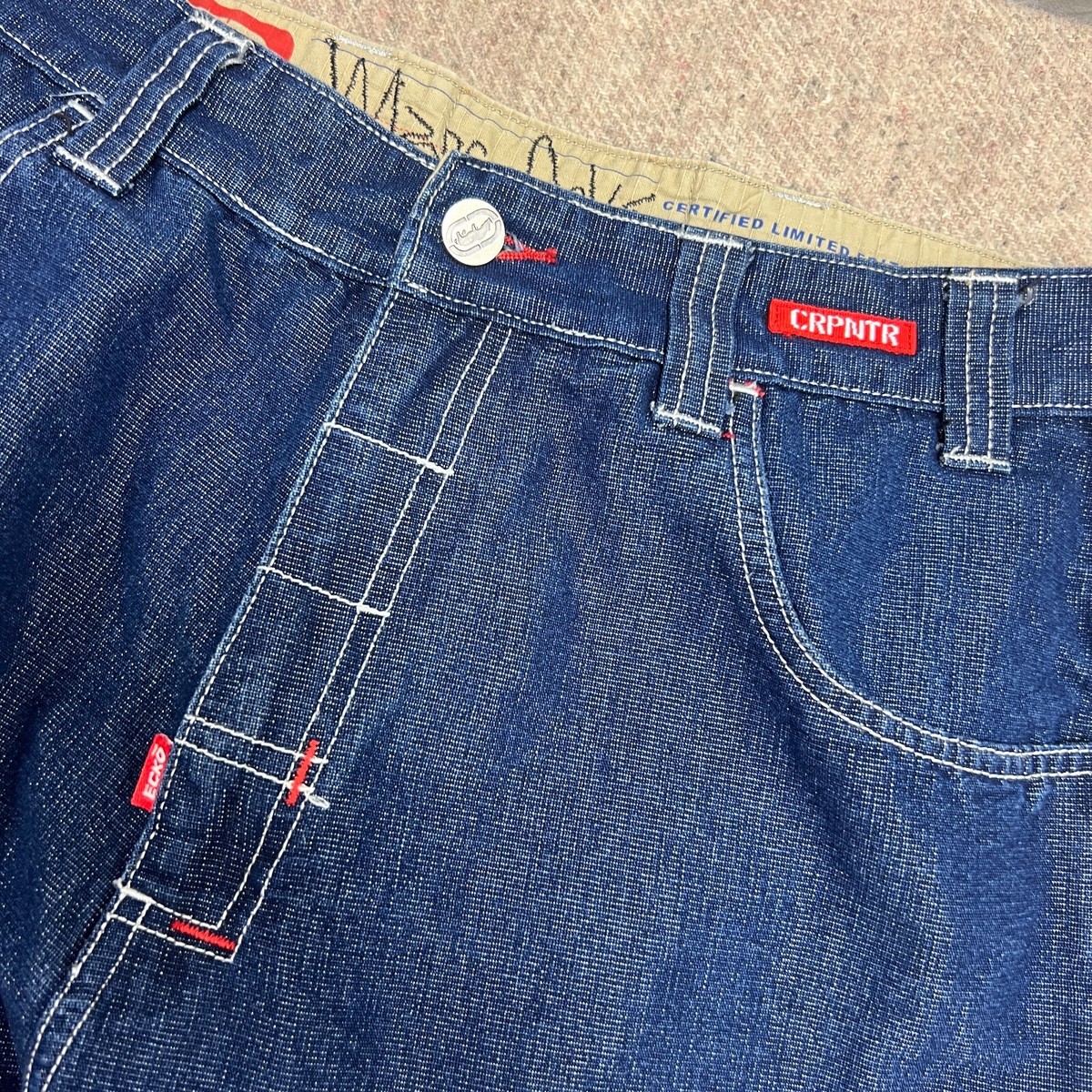 ECKO UNLTD. ライトブルーデニムパンツ 34 Vintage Ecko Unltd Jeans Mens 32x34 Blue 2000s Y2K Carpenter