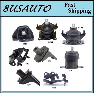 8PCS MOTOR & TRANS MOUNT FIT 2006-2008 ACURA TSX 2.4L - AUTO TRANS