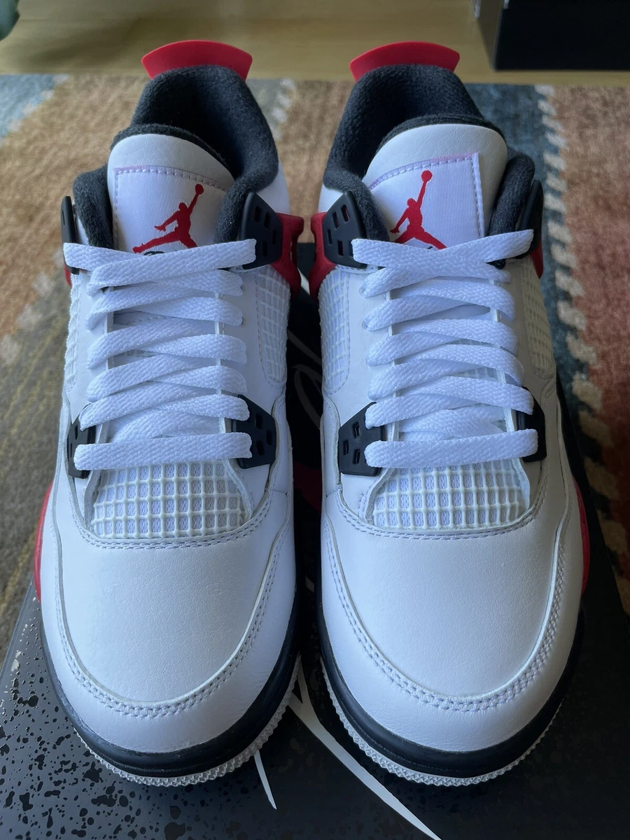 Jordan 4 hotsell white red