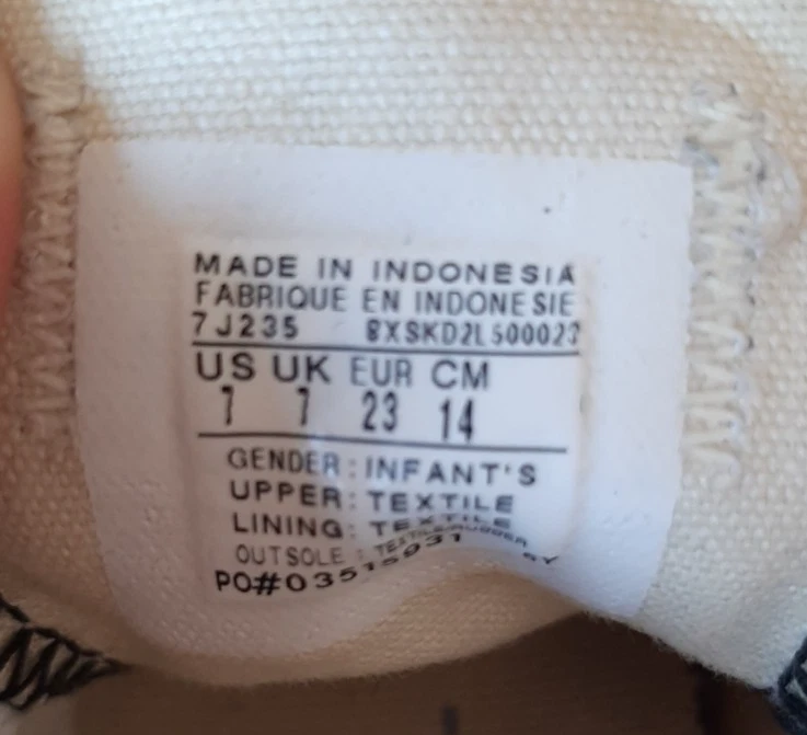 Converse All Star Lo Chucks schwarz Sneaker Gr. 23 - Bild 2 von 4