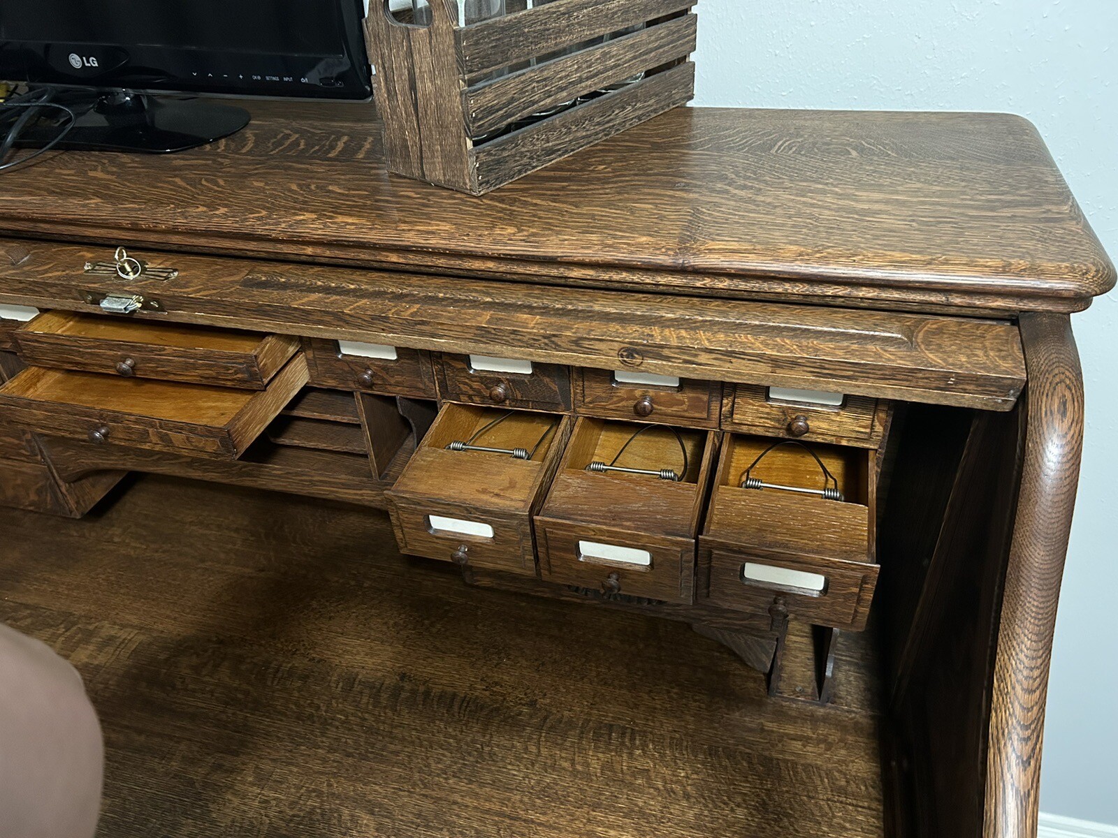antique roll top desk eBay