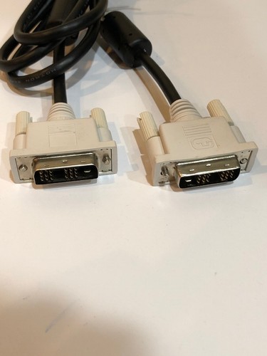 DVI Cable 6 FT, DVI-D to DVI-D (18 + 1 Pin) Single Link Male Cord Brand NEW - Picture 2 of 2