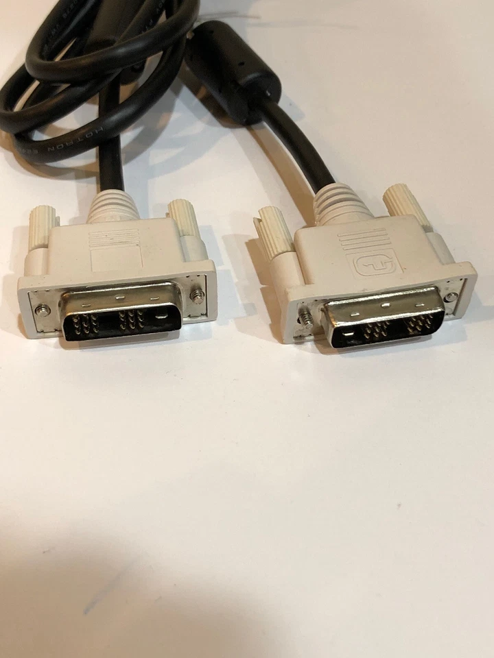 DVI Cable 6 FT, DVI-D to DVI-D (18 + 1 Pin) Single Link Male Cord Brand NEW - Image 2 of 2