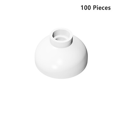 15395 Brick Round 2 x 2 Dome Bottom [Open Stud] White  Bricks, Pieces & Parts
