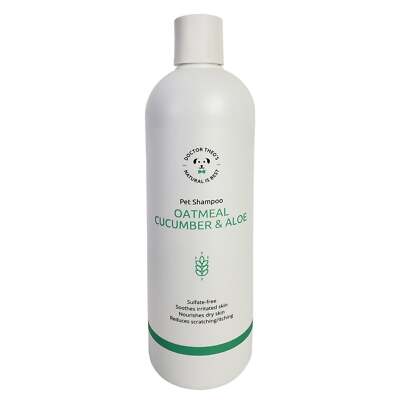 Dog Shampoo - Oatmeal, Cucumber & Aloe - Made in USA - 16 oz