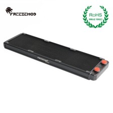 FreezeMod G1/4" 360mm Aluminum Radiator PC Computer Water Cooling 27mm Thick
