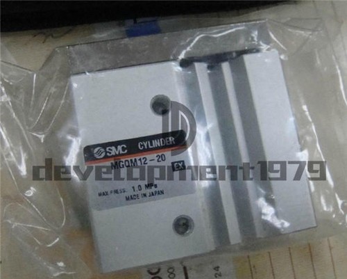 Cilindro Pneumatico SMC MGQM12-10 &ndash; Nuovo In Scatola, Guida Asta, Spedizione Inclusa