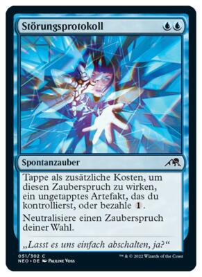  Magic the Gathering - Störungsprotokoll - NEO-DE051 MtG NM