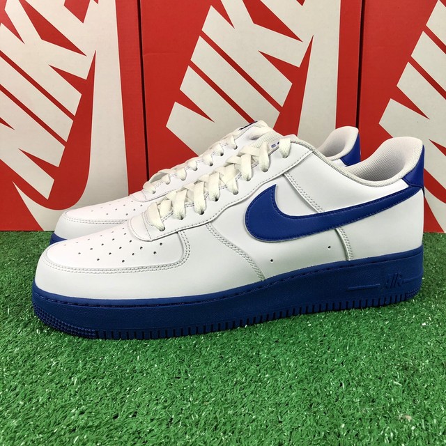 Size 12.5 - Nike Air Force 1 '07 LV8 White Royal for sale online | eBay