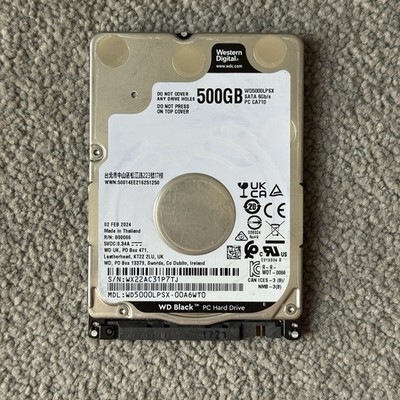 6x WD HGST 2,5'' SATA Laptop Festplatten Konvolut 320GB 500GB getestet funktioniert
