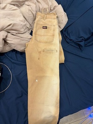 Vintage Dickies Tan Duck Canvas Carpenter Work Pants