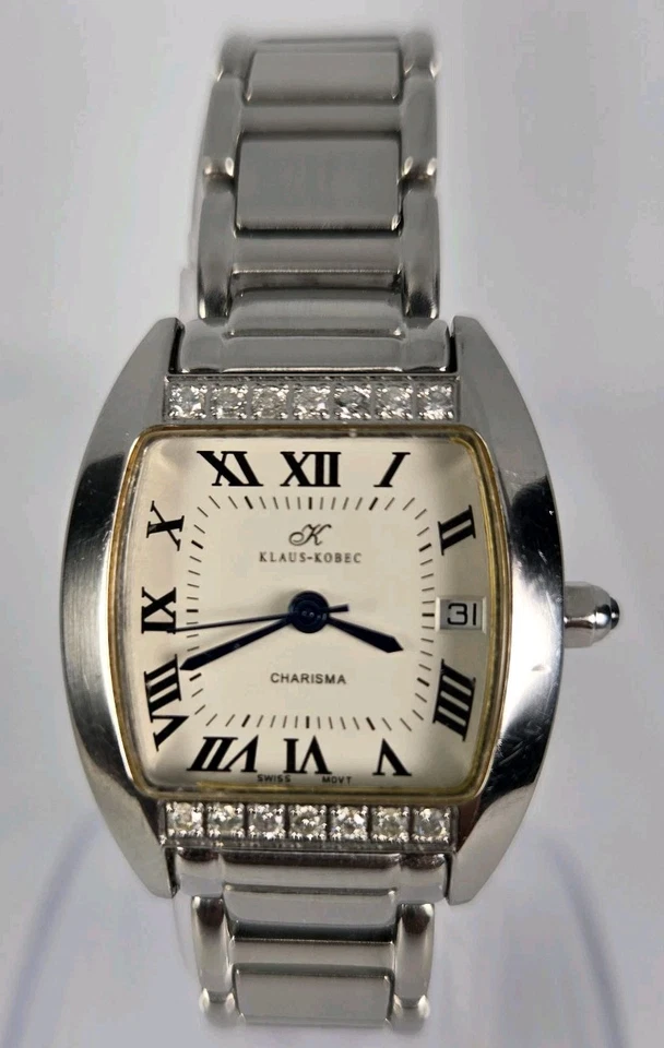 KLAUS KOBEC CARISMA MUJER ACERO INOXIDABLE 24X30mm RESISTENTE AL AGUA 3ATM SUIZO  Foto 4 de 4