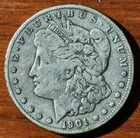 1901-O Morgan Silver Dollar-Fine