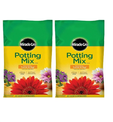 #ad #ad Miracle Gro Potting Mix for Indoor and Outdoor Container Plants 8qt Pack Of 2 $17.61