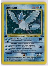 Articuno (2) Holo Rare Fossil FO Water Holo 02/62 1999 MP