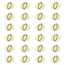 24pcs Phone Ring Holder 0.9" Adhesive Circle Cell Phone Ring Finger Grip, Gold