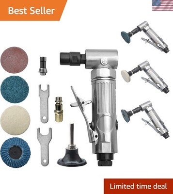 Versatile Pneumatic Angle Die Grinder with Speed Control & Angle Head Design
