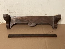 Antique Seth Thomas Office No. 6 Oak Wall Clock Bottom Trim Parts #B