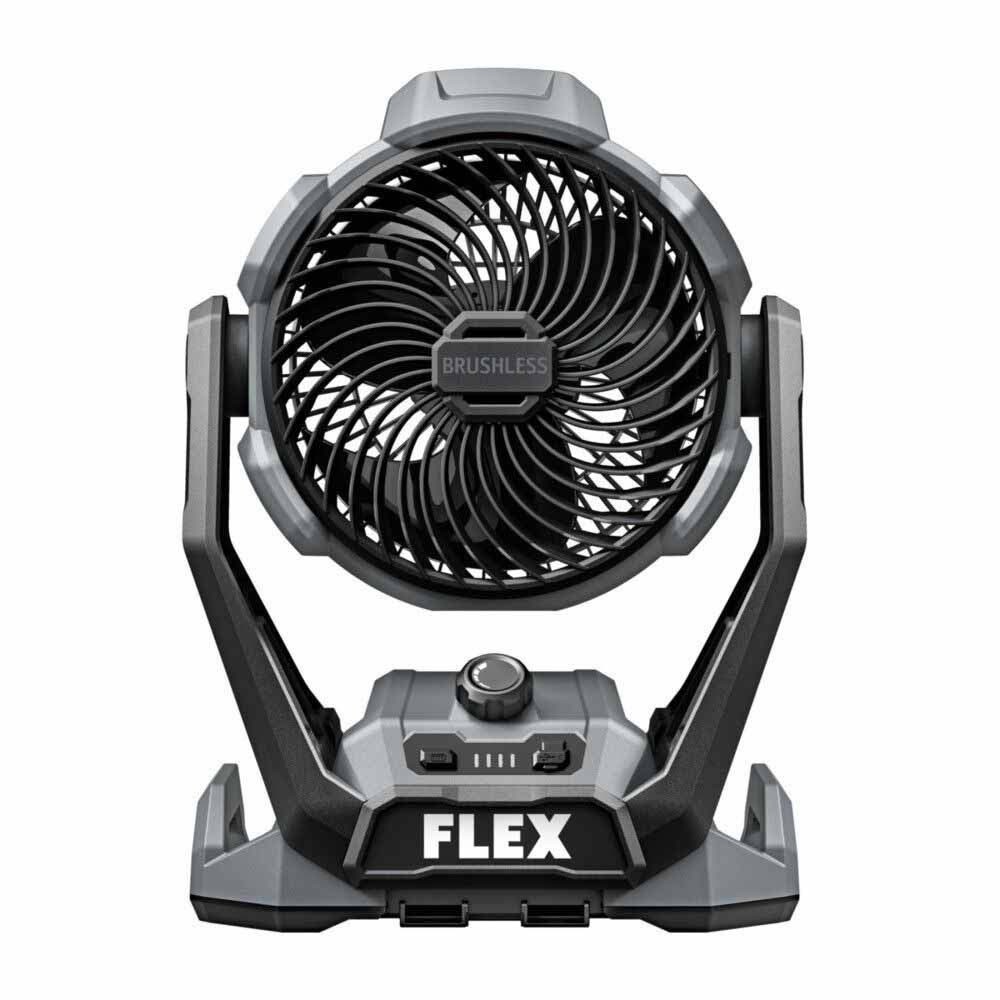 Flex FX5471-Z Portable Cordless Jobsite Fan, 3.3' AC Extension
