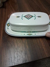 Studio Nova Adirondack Southwest Butter Dish With Lid Covered