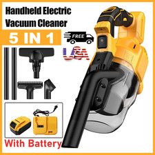 5 in 1 Home Handheld Electric Vacuum 500W 46 CFM Portable Hand Vacuum W/Battery