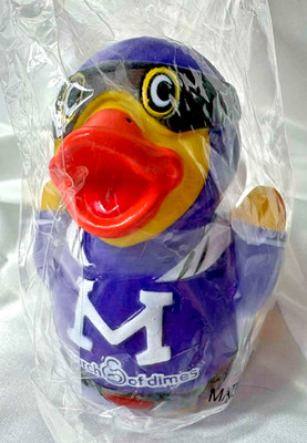 Rubber Duck March of Dimes Purple Super Hero JEEP DUCKING Still In Plastic