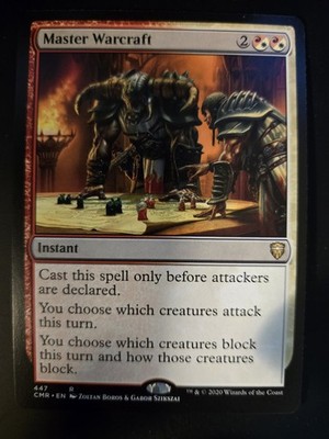 Master Warcraft NM Commander Legends MTG FREES SHIPPING