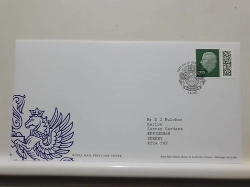 GB FDC FIRST DAY COVER, 2023, 4.4.23, £2.20 Definitive